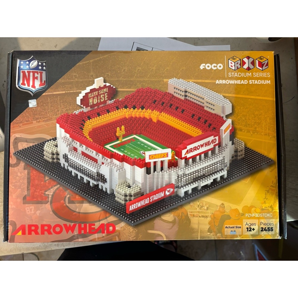 Football 3D Puzzle Team Edition arrowhead Stadium Kansas City chiefs. NFL